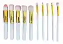 Set De 10 Brochas Para Maquillaje