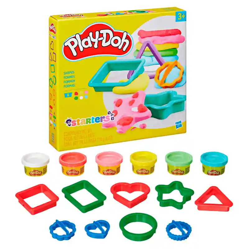 Juguete Play-doh Set Números Y Figuras Educativo Para Niños