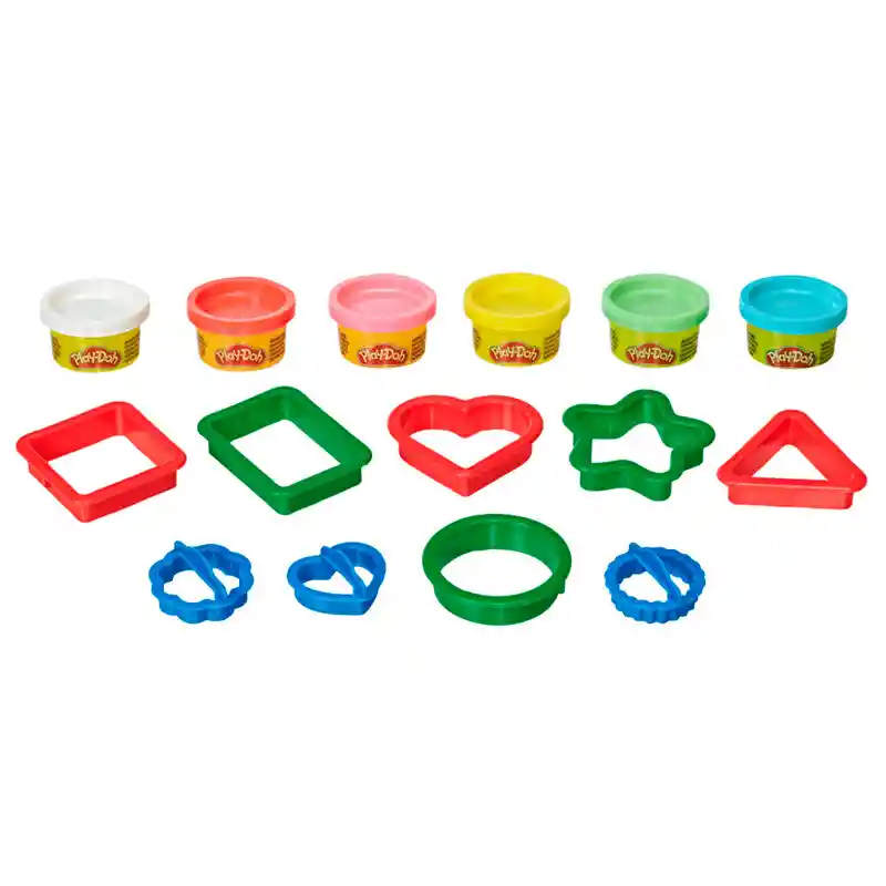 Juguete Play-doh Set Números Y Figuras Educativo Para Niños