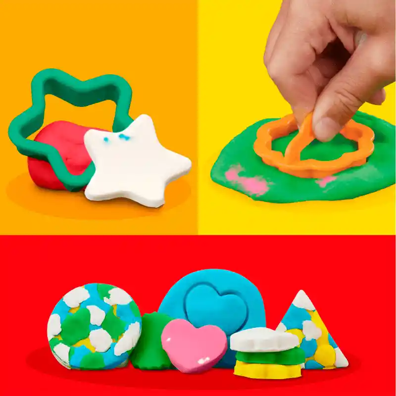 Juguete Play-doh Set Números Y Figuras Educativo Para Niños