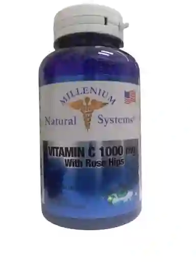 Vitamina C 1000 Mg Con Rose Hips X 60 Softgels Natural Systems