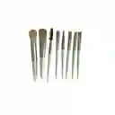 Set De 8 Mini Brochas Viajeras De Maquillaje