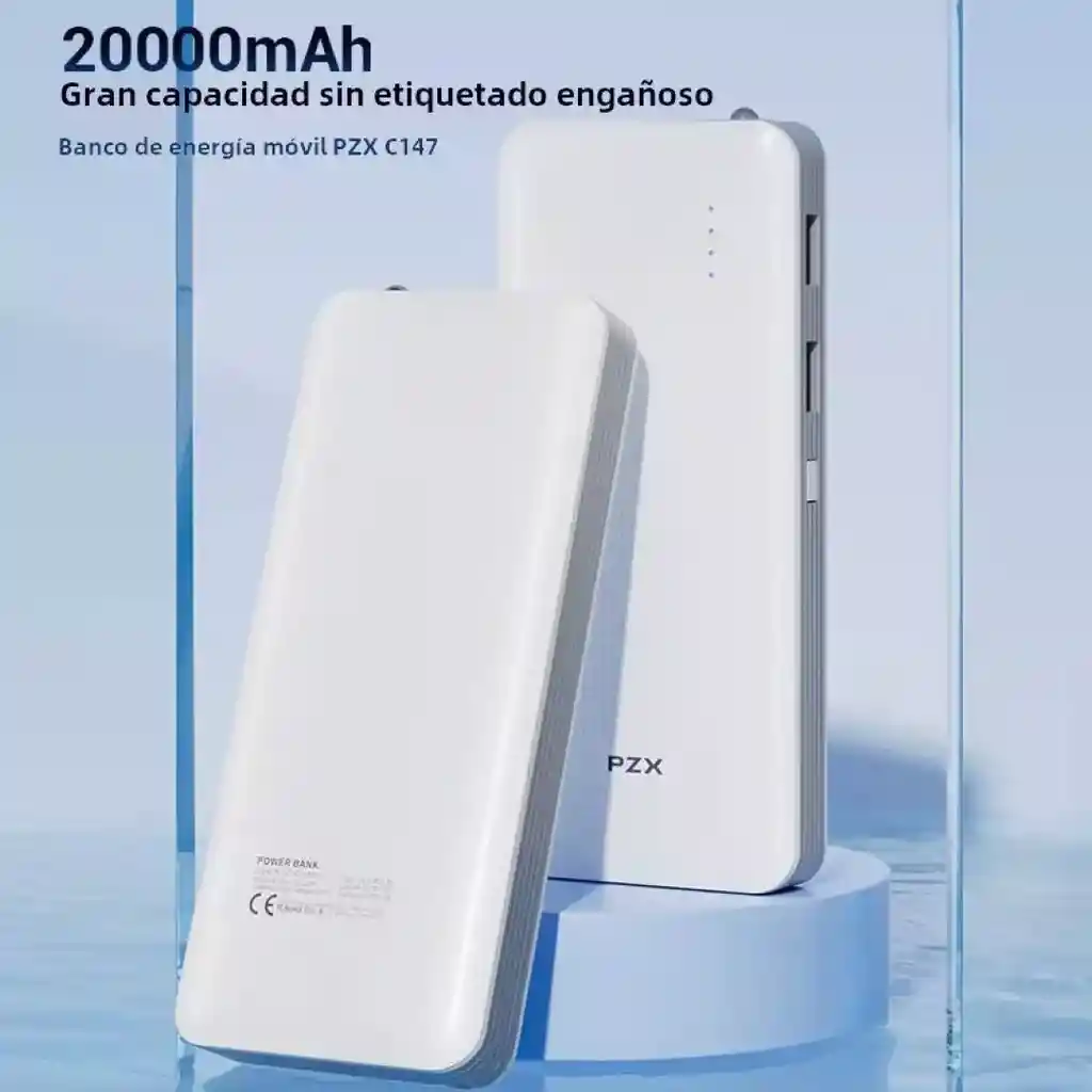 Cargador Power Bank De 20.000 Mah Pzx C147