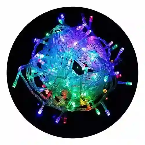 Instalación Navideña Multicolor Luces Navidad Colores X 2 Unidades