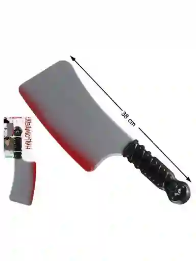 Juguete De Cuchillo Hacha Con Sangre Falsa Accesorio Halloween