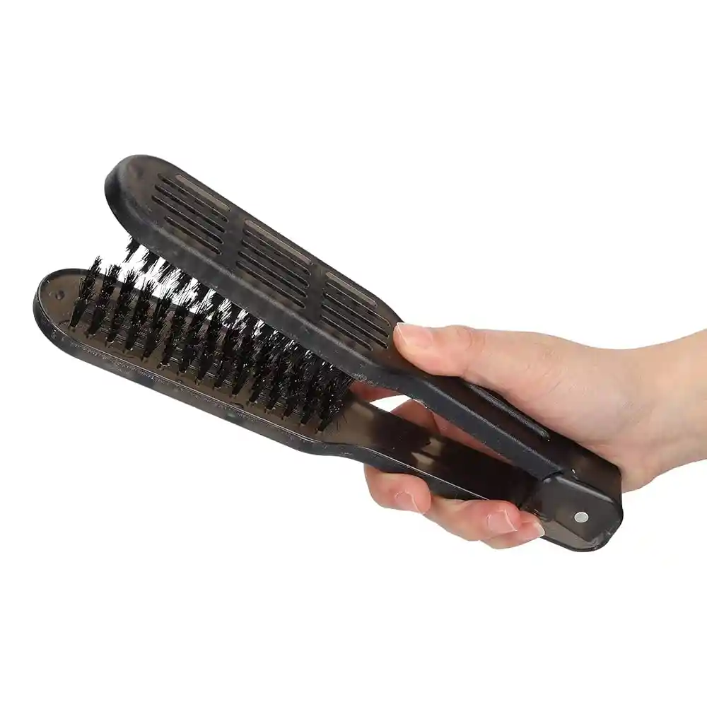 Cepillo Doble Cerdas Para Planchar Cabello Miracle Beauty Experts