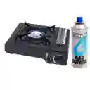 Fogon Estufa Calentador Portatil Camping + Gas Butano Floppi Fl-hg01