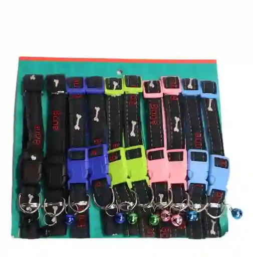 Collar Perro Mediano X12 Huesos