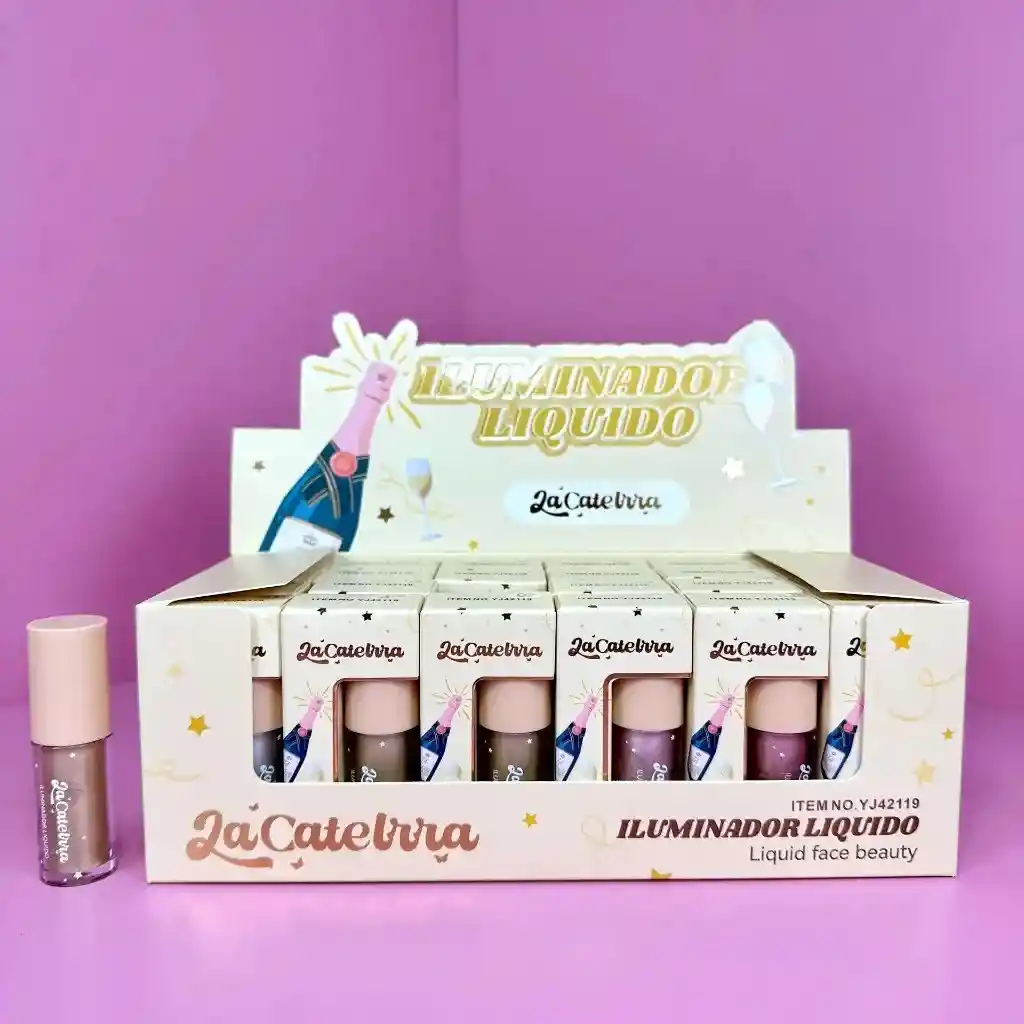 Iluminador Liquido La Catelrra Ref Yj42119 Tonos Surtidos