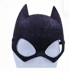 Mascara Antifaz Gatubela Batichica Con Brillos Halloween Disfraz