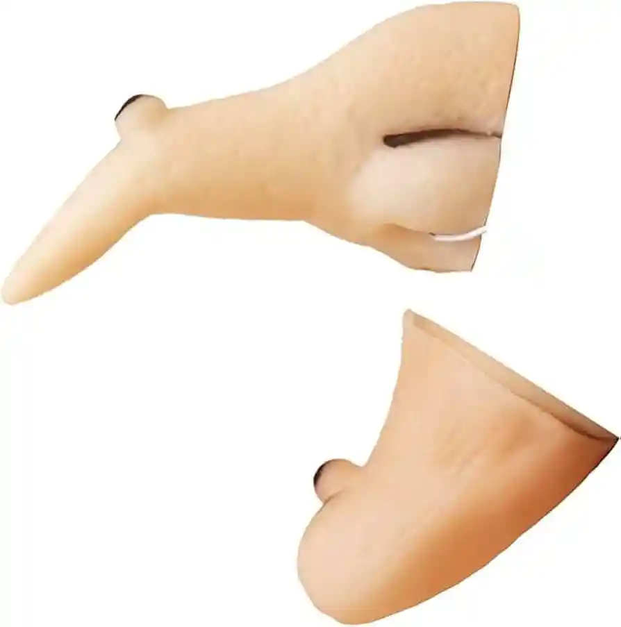 Kit De Bruja Disfraz Sombrero Nariz Barbilla Uñas Dientes