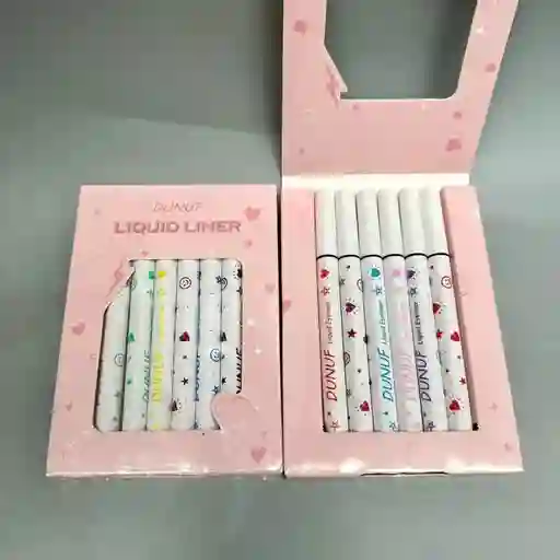 Delineador De Ojos Colores Kit X6 Ref Nc2321