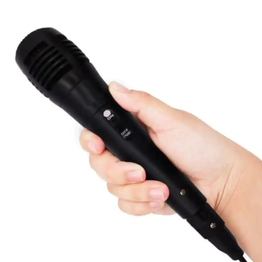 Microfono Alambrico Para Parlante Cabina De Sonido Karaoke
