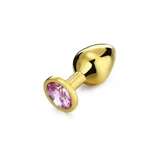 Plug Anal Metálico Dorado Talla L: ¡tu Puerta Al Placer Sofisticado Y Seguro!