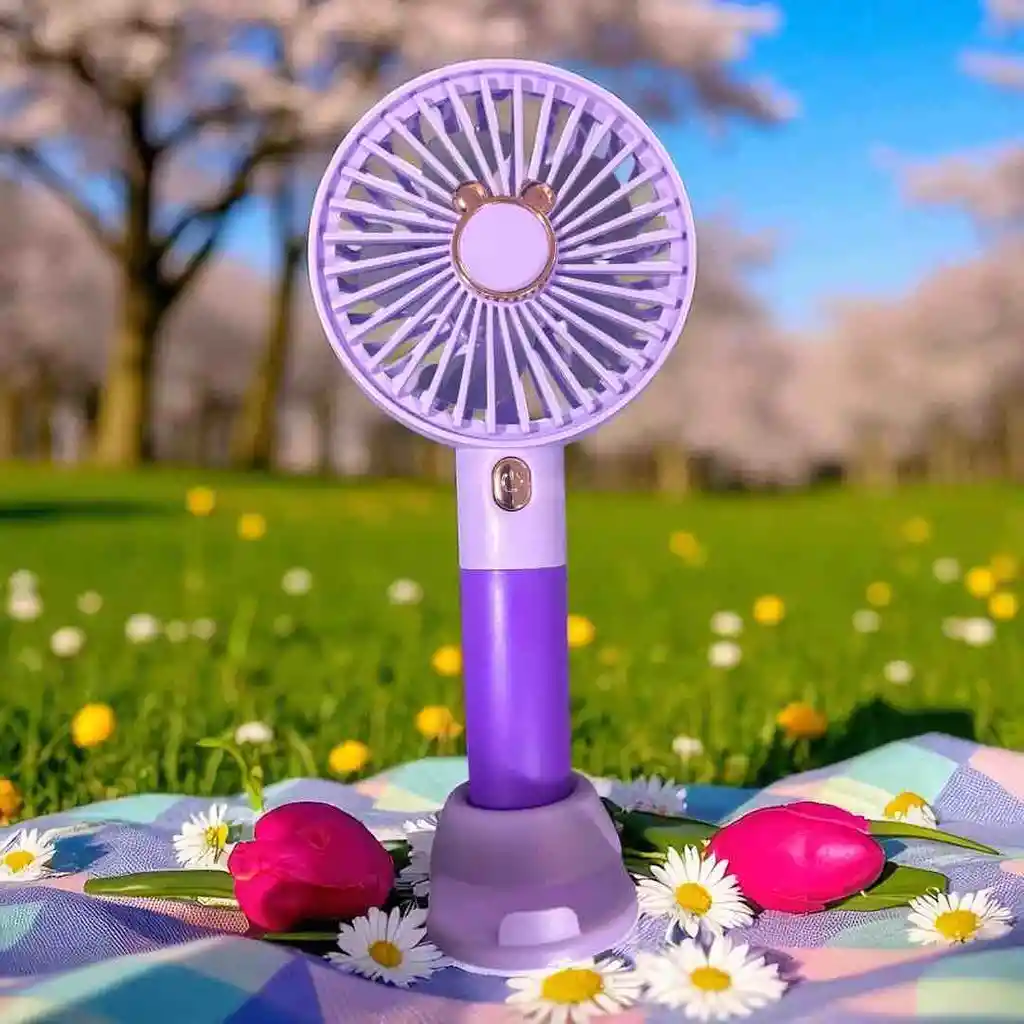 Mini Ventilador Portátil De Mano Recargable Usb Escritorio