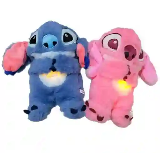 Stitch Peluche Respira Y Relaja Juguete Calmante Recargable