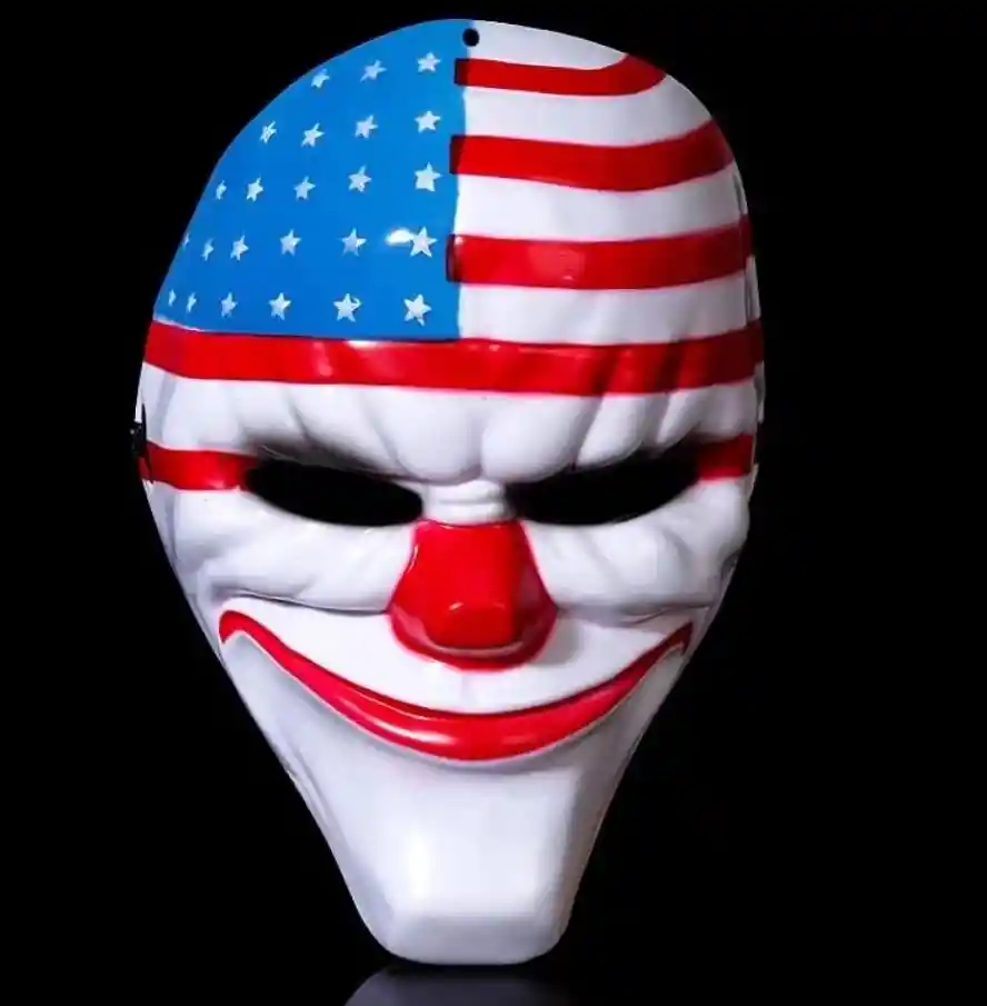 Mascara Antifaz Para Halloween De Payaso Americano De La Purge