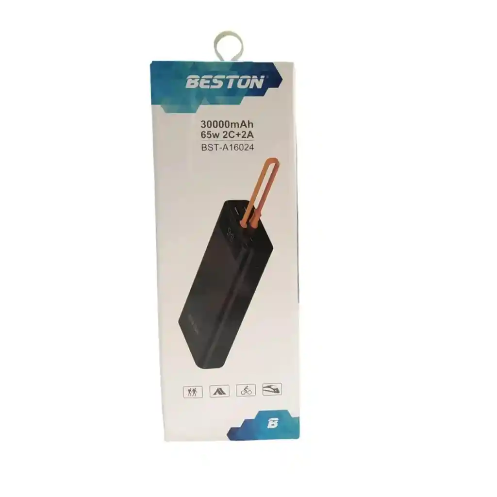 Powerbank 30000 Mah Super Carga Rapida 65w Beston | Robusta