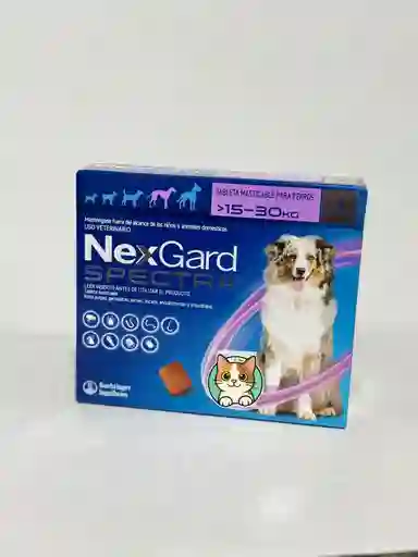 Nexgard Spectra De 15 A 30 Kg