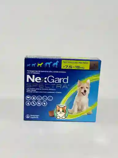 Nexgard Spectra De 7.5 A 15 Kg
