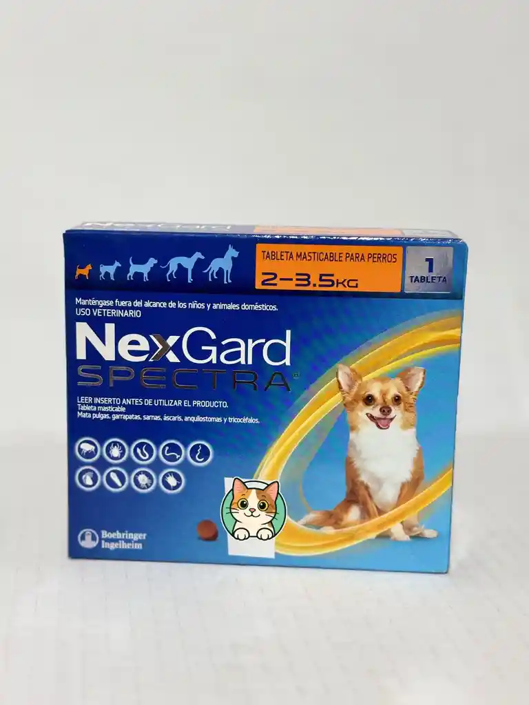 Nexgard Spectra De 2 A 3.5 Kg