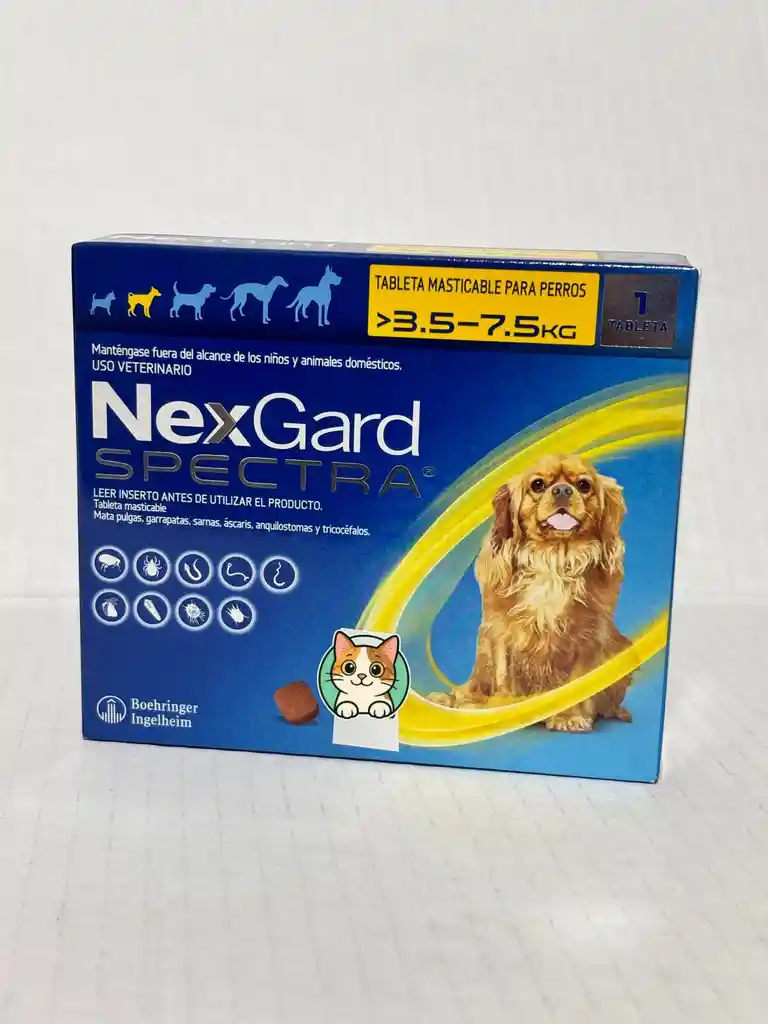 Nexgard Spectra De 3.5 A 7.5 Kg