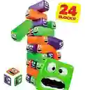 Jenga Juego De Mesa Gusanos Wobbly Worms 24 Bloques Con Dado