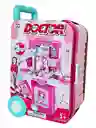 Kit De Medico Para Niños Y Niñas, Juego De Simulacion De Doctor Maleta Con Rueditas