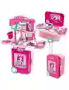 Kit De Medico Para Niños Y Niñas, Juego De Simulacion De Doctor Maleta Con Rueditas