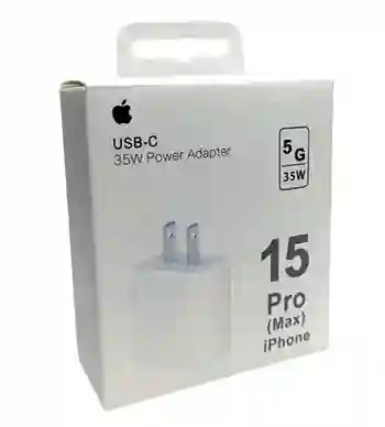 Adaptador Cargador 35w Iphone 15/16 Tipo C-c Carga Rapida Generica