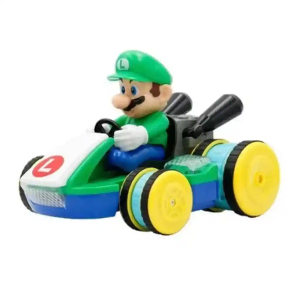 Carro Control Remoto Mario Kart Luces Y Sonido Mario Bros Rc