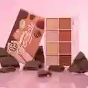 🍫 Paleta De Sombras Chocolate Trendy – 8 Tonos Neutros Y Dulces ✨