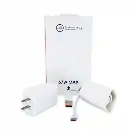 Cargador Rapido 67w | Turbo Charger Quallcomm Quick Charge 7.0