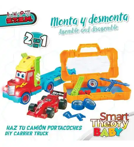 Mula Camión Desarmable Con Carro Sonido Luces Juguete Niños