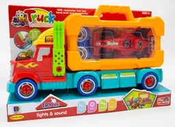 Mula Camión Desarmable Con Carro Sonido Luces Juguete Niños