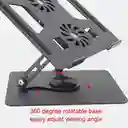 Soporte Portatil Tablet Aluminio Plegable Laptop Stand 2 Ventiladores