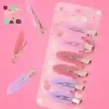 🌸 Hair Clips Trendy – Ganchos De Colores Para Tu Estilo 🌸 6 Und