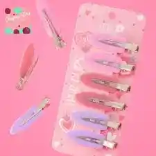 🌸 Hair Clips Trendy – Ganchos De Colores Para Tu Estilo 🌸 6 Und