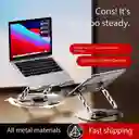 Soporte Base Aluminio Para Notebook Macbook Giro 360