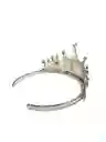 Corona Diadema Princesa Plateada Con Piedras Azul Hora Loca Carnaval Halloween Ref 0215
