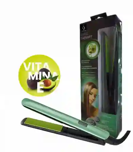 Plancha Para Cabello Shine Therapy Con Aguacate Y Macadamia - Placas De Ceramica Con Vitamina E 1.1