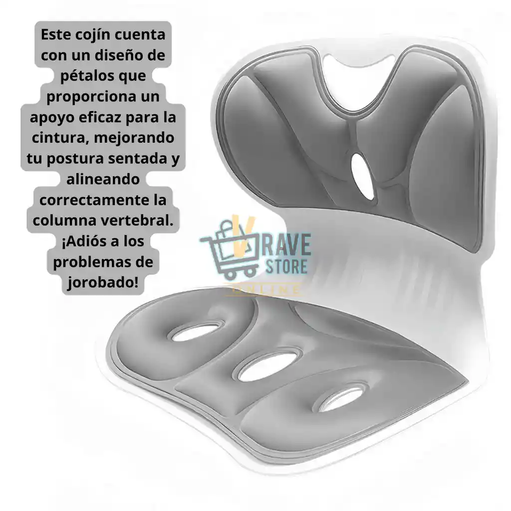 Silla Ergonómica Con Soporte Lumbar Y Corrección Postural