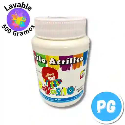 Vinilo Payasito 500 Gramos Blanco