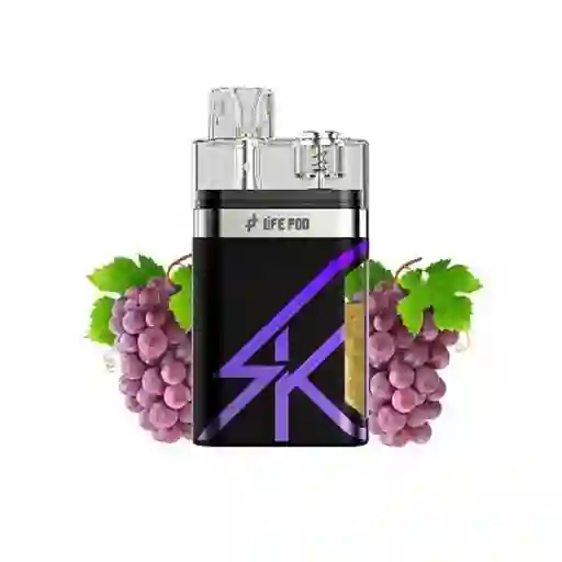 Vape Life Pod Sk - Grape Frost - 14000 Puff - 5% Nicotina