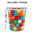 Tarro Plástico De 1 Kilo Con Tapa X 10 Unds , Envases Plásticos De Kilo Con Tapa