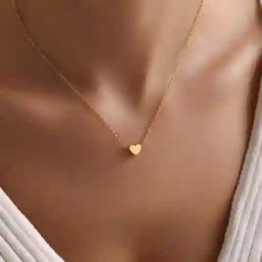 Collar Corazon De Acero