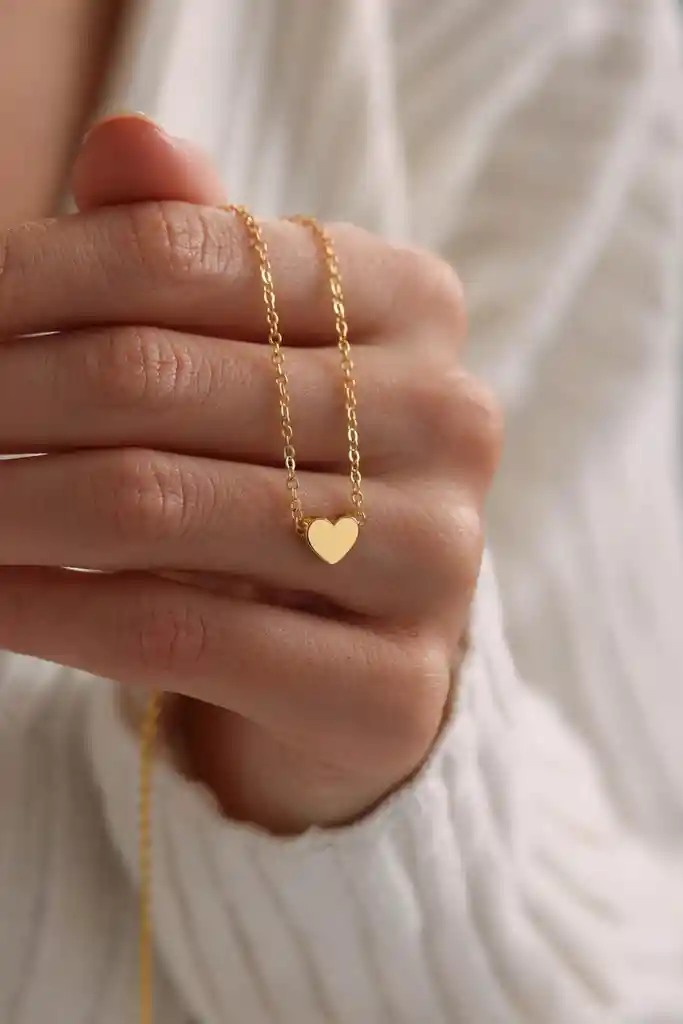 Collar Corazon De Acero