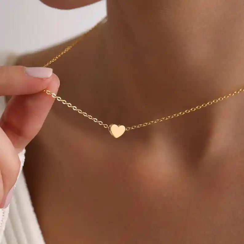 Collar Corazon De Acero