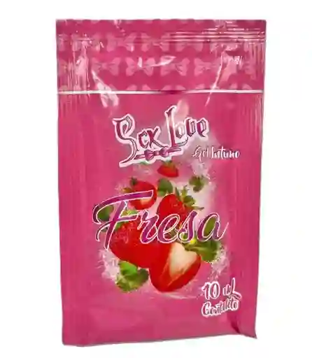 Aceite Caliente Lubricante Para Sexo Oral Sachet Lub.fresa Sex Love X6