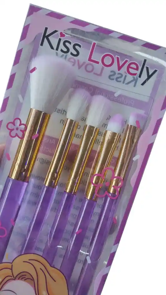 Kit Brochas X5 Variedad De Colores